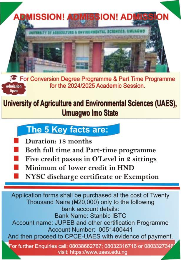 UAES INTERNATIONAL CONFERENCE PROGRAMME OF EVENT 